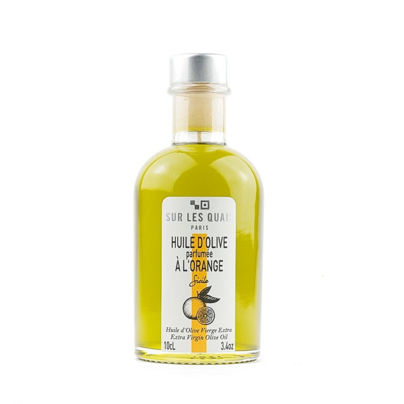 Huile d'olive parfumée à l'orange -10cl