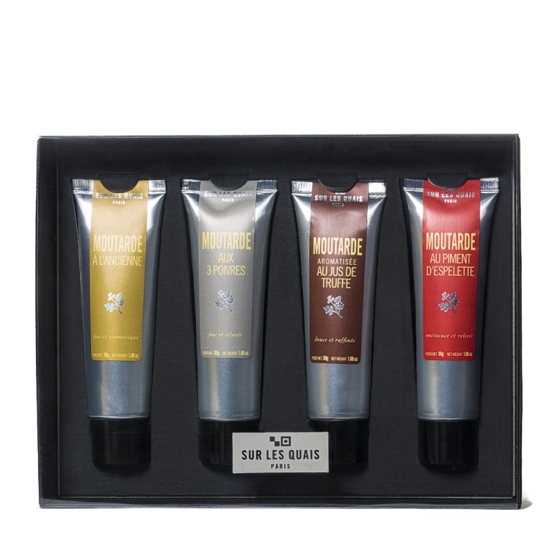Coffret de 4 mini moutardes TUBISSIME®