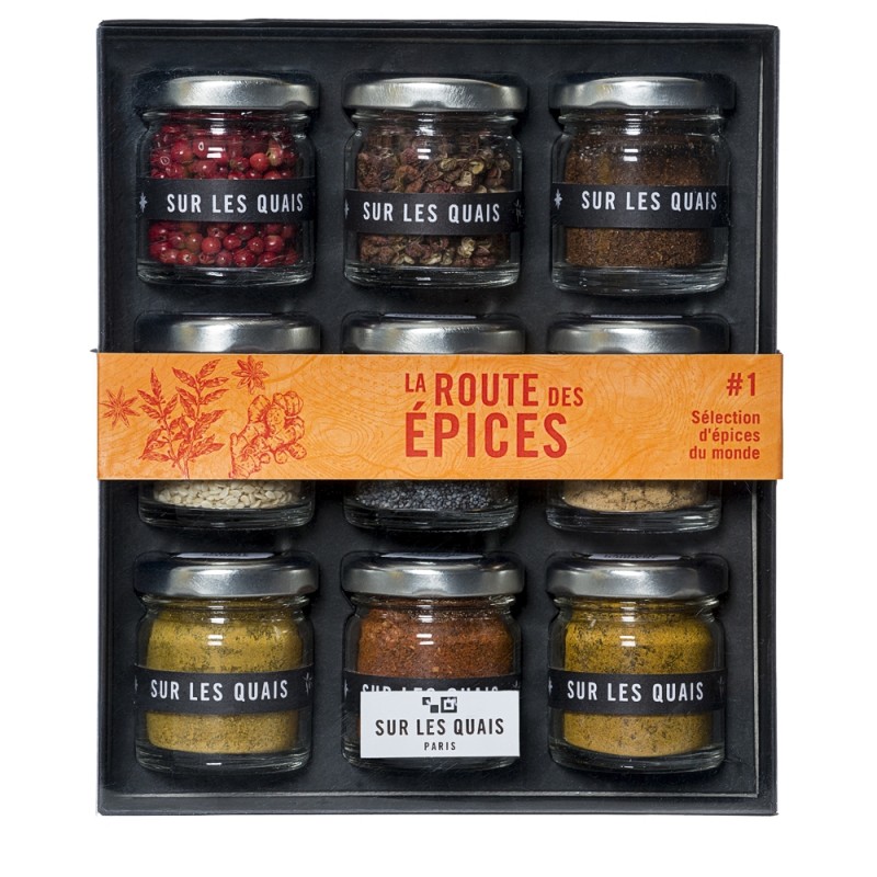 Coffret épices: le tour du monde (idée cadeau) : Sartha, saveurs