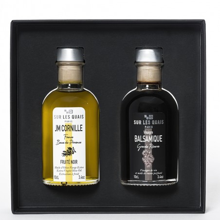 Coffret duo d'huile et vinaigre