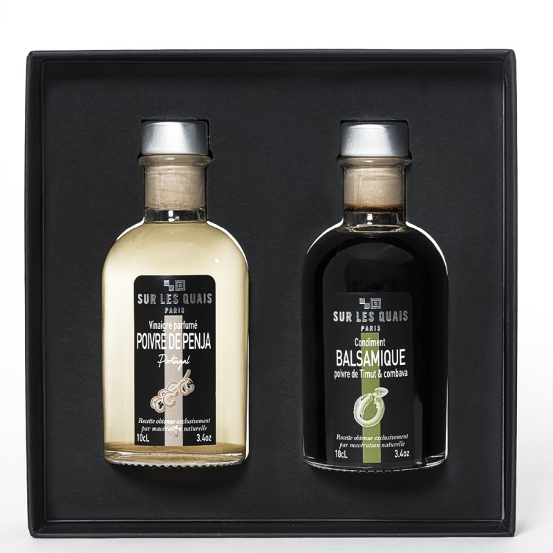 Coffret duo d'huile et vinaigre