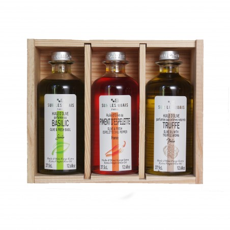 Coffret Découverte Huiles d'Olive Parfumées Coffret Découverte Huiles d'Olive Parfumées