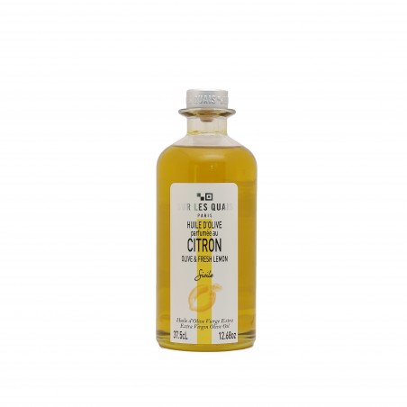 Huile d'Olive parfumée au Citron de Sicile - 37,5cl