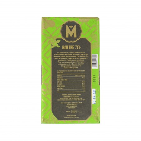 Tablette de chocolat Marou (vert) - GM