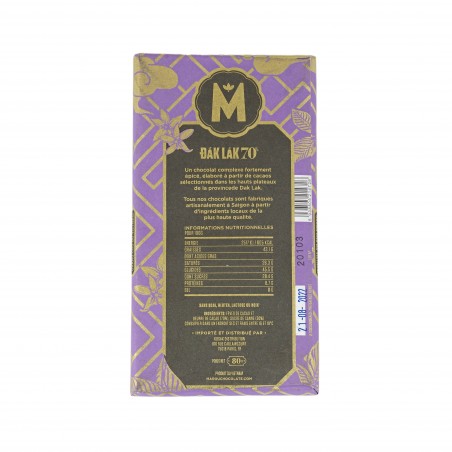 Tablette de chocolat Marou (mauve) - GM