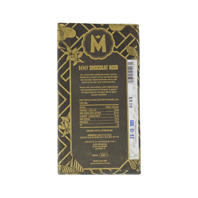 Tablette de chocolat Marou (marron) - GM