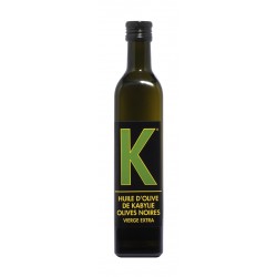 Huile d'olive vierge de Kabylie "K"  0,5L