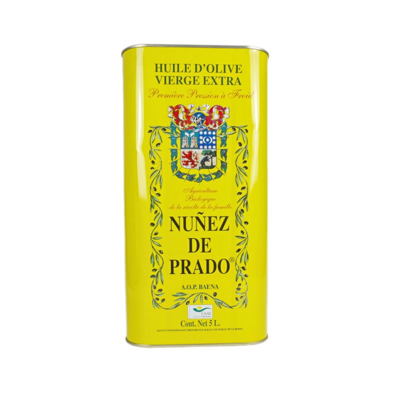 Huile d'olive extra vierge Nunez de Prado (Andalousie) - Bidon de 5L