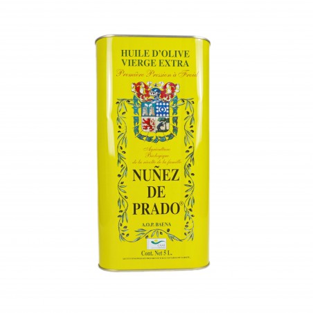 Huile d'olive extra vierge Nunez de Prado (Andalousie) - Bidon de 5L