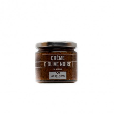  Crème d'Olive Noire, ail et origan - 190g