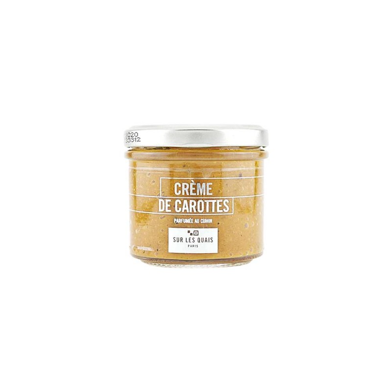 Crème de carotte, parfumée au cumin