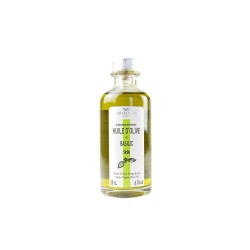 spécialité d'Huile d'olive saveur Basilic