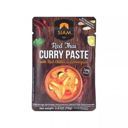 Pâte de Curry Rouge - 70g