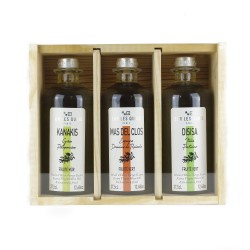 Visuel 3 bouteilles "terroirs d'Huiles" - 3 huiles d'olive de la Méditerranée