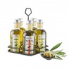 Gift box 5 Mediterranean olive oils + basket - 5x10cL