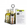 Gift box 5 Mediterranean olive oils + basket - 5x10cL