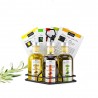 Coffret bois "terroirs d'Huiles" - 3 huiles d'olive de la Méditérranée