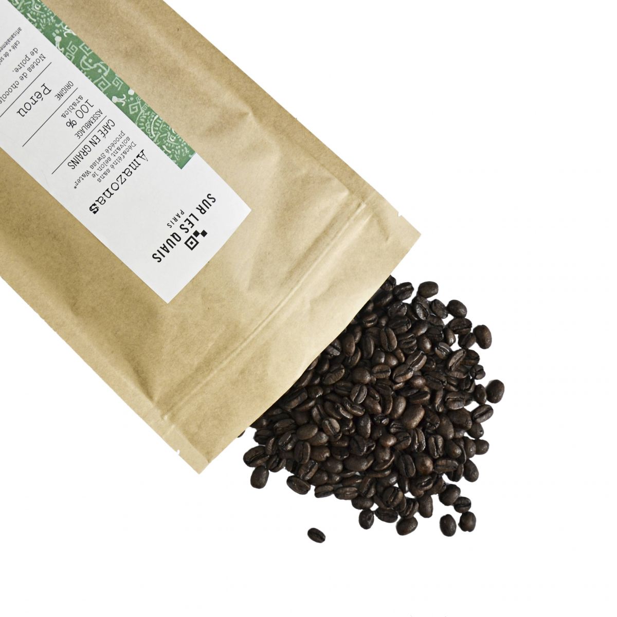Café en grains décaféiné 250 g
