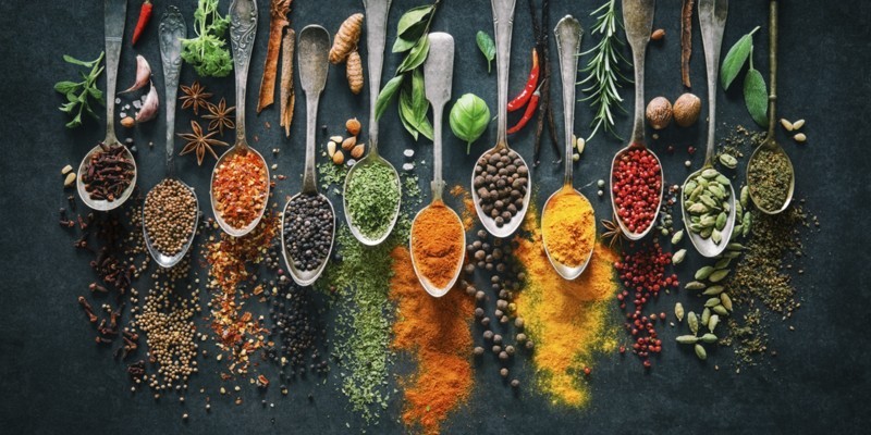 différence sémantique entre Épices, condiments, aromates, ingrédients