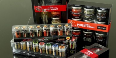 Coffret cadeau piments du Monde : du piment le plus doux au plus fort